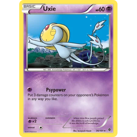 Uxie (Reverse Holo)