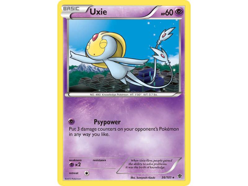 Uxie (Reverse Holo)