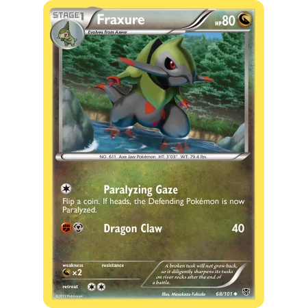 Fraxure (Reverse Holo)