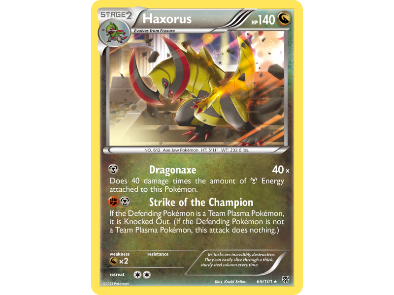 Haxorus (Reverse Holo)