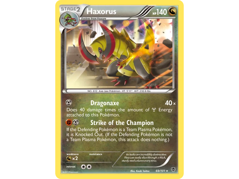 Haxorus (Reverse Holo)