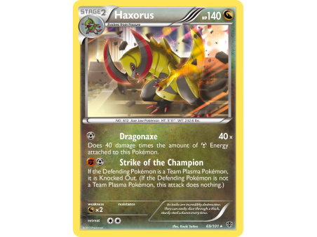 Haxorus (Reverse Holo)