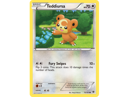 Teddiursa (Reverse Holo)