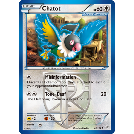 Chatot (Reverse Holo)