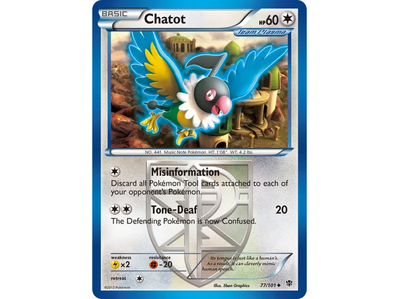 Chatot (Reverse Holo)