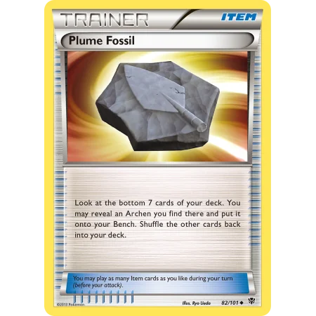 Plume Fossil (Reverse Holo)