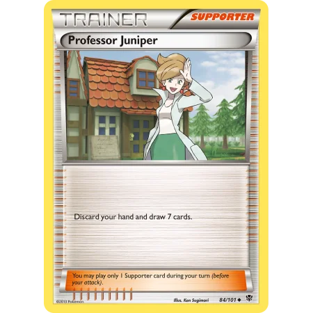 Professor Juniper (Reverse Holo)