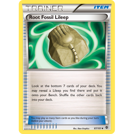 Root Fossil Lileep (Reverse Holo)