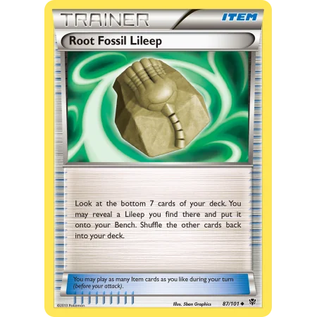 Root Fossil Lileep (Reverse Holo)