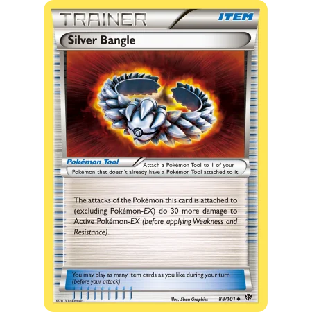 Silver Bangle (Reverse Holo)