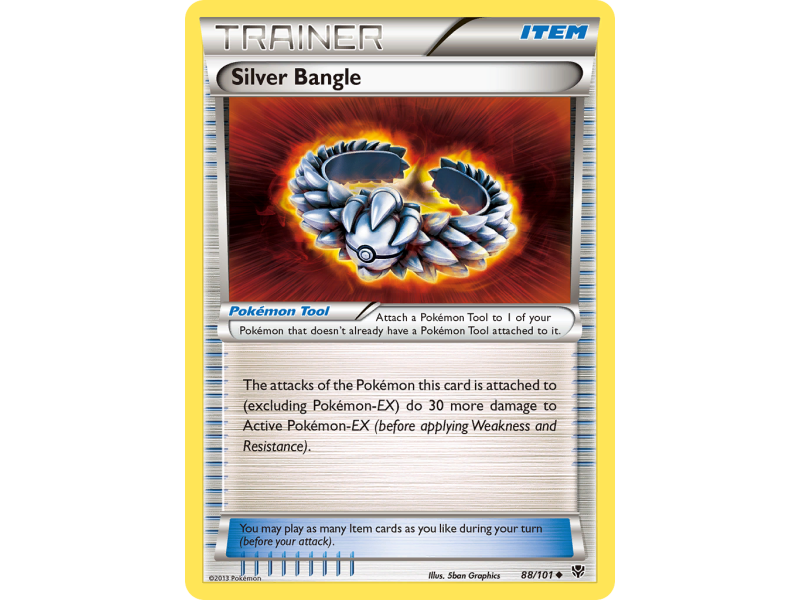 Silver Bangle (Reverse Holo)