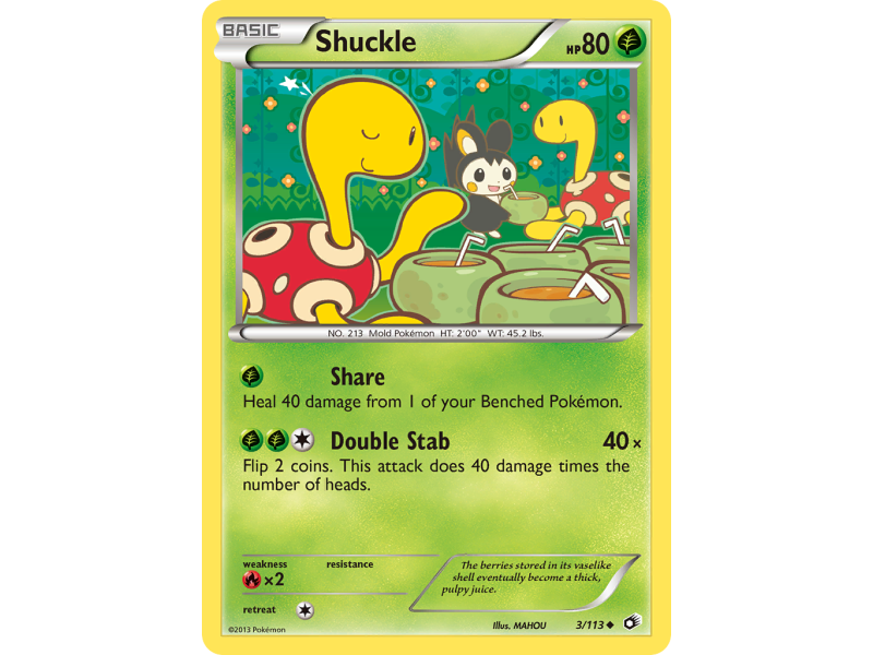 Shuckle (Reverse Holo)