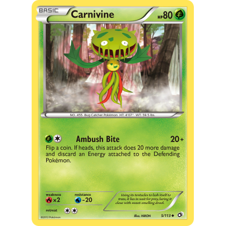 Carnivine (Reverse Holo)