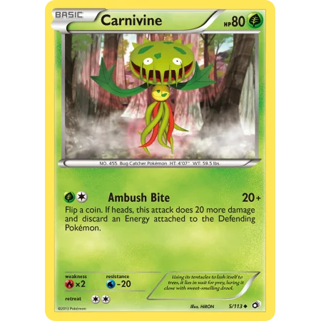 Carnivine (Reverse Holo)
