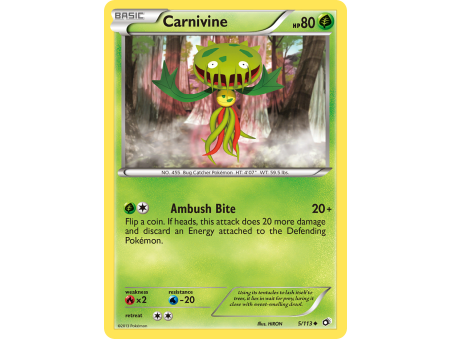 Carnivine (Reverse Holo)