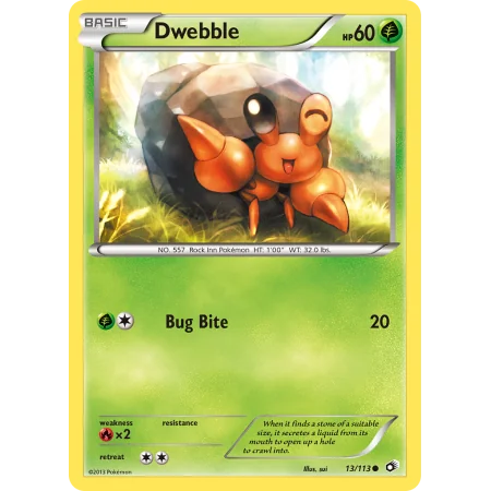 Dwebble (Reverse Holo)