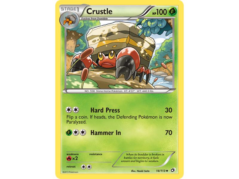 Crustle (Reverse Holo)