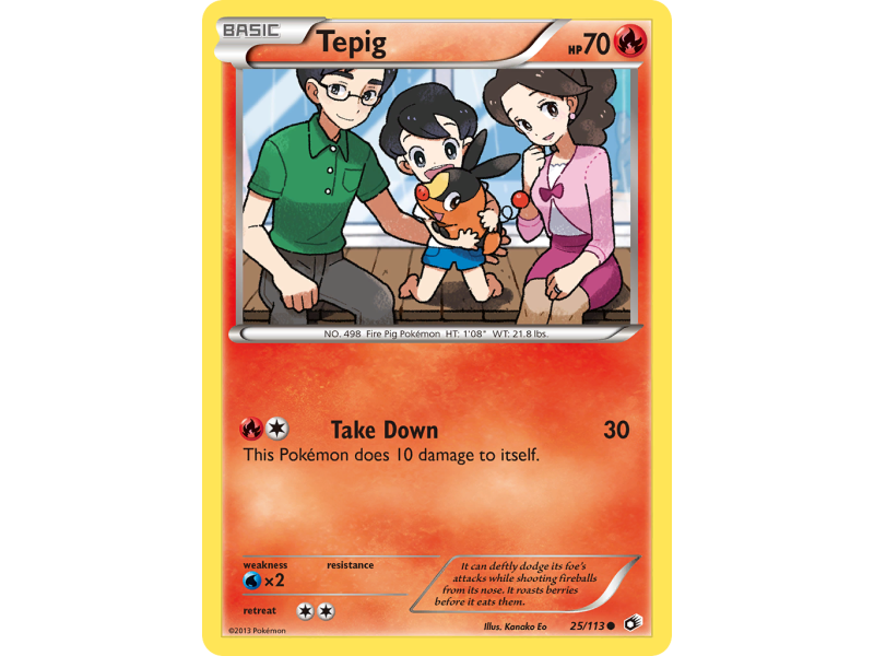 Tepig (Reverse Holo)