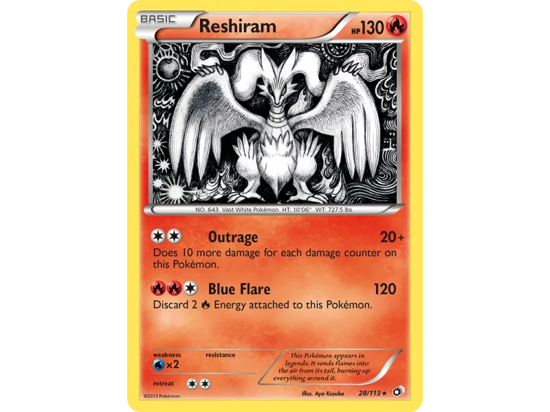 Reshiram (Reverse Holo)