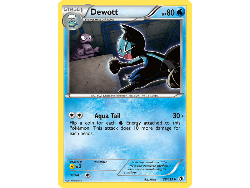 Dewott (Reverse Holo)