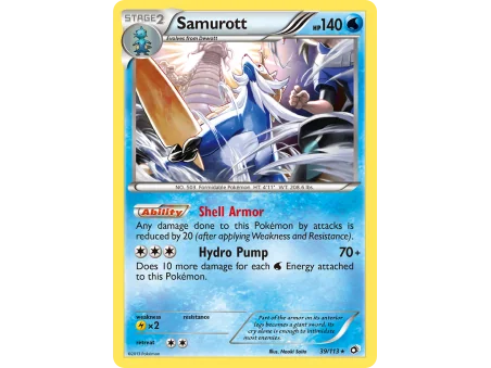 Samurott (Reverse Holo)