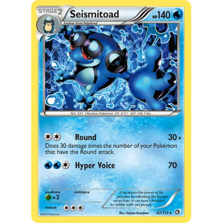 Seismitoad (Reverse Holo)