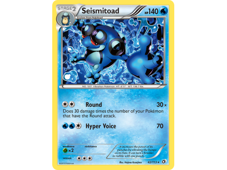 Seismitoad (Reverse Holo)