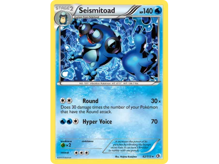 Seismitoad (Reverse Holo)
