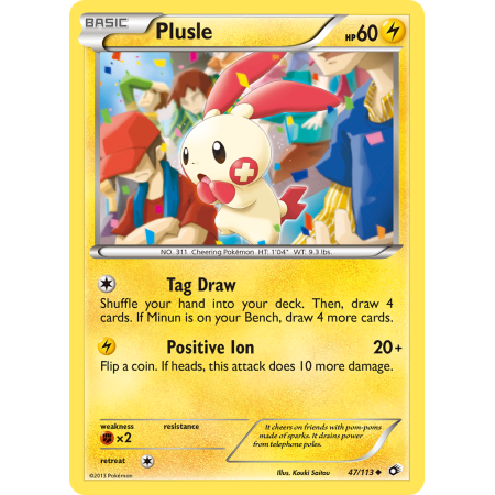Plusle (Reverse Holo)