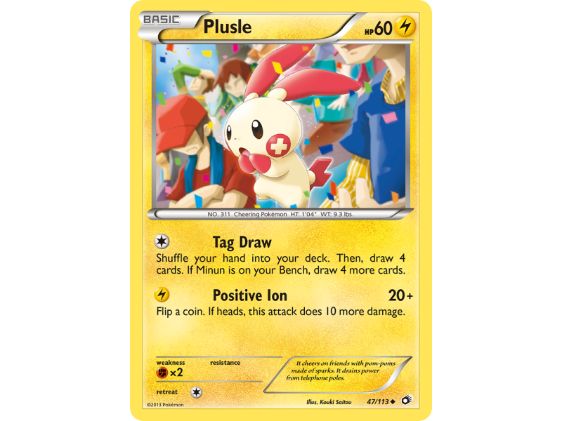 Plusle (Reverse Holo)