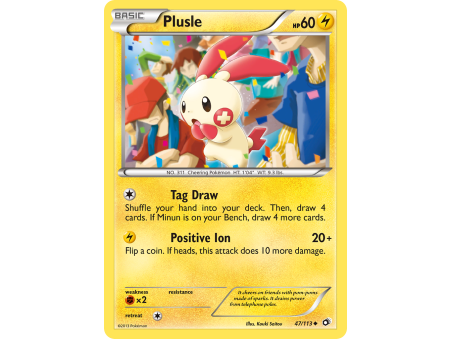 Plusle (Reverse Holo)