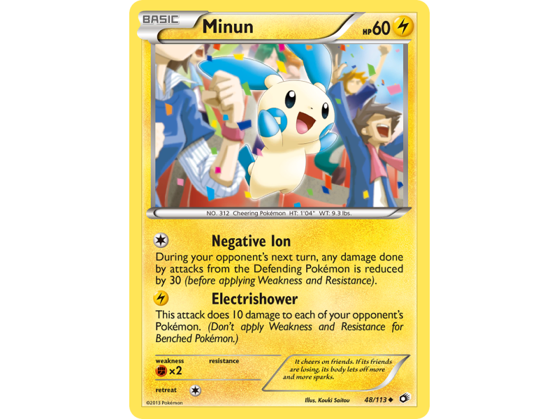 Minun (Reverse Holo)