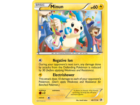 Minun (Reverse Holo)