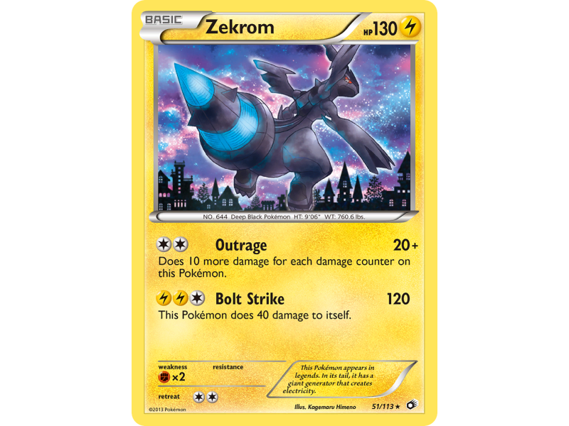 Zekrom (Reverse Holo)