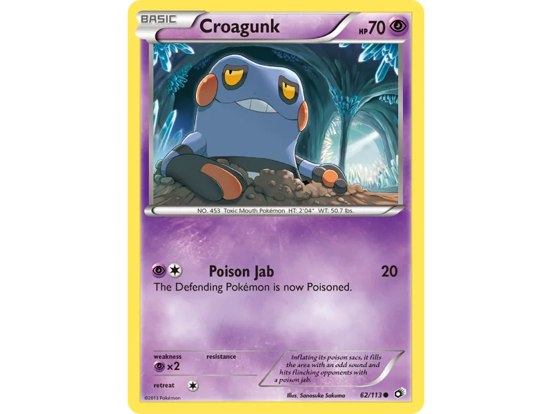 Croagunk (Reverse Holo)