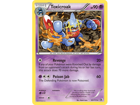 Toxicroak (Reverse Holo)