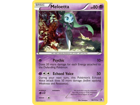 Meloetta (Reverse Holo)