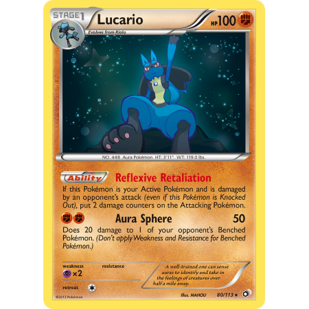 Lucario (Reverse Holo)