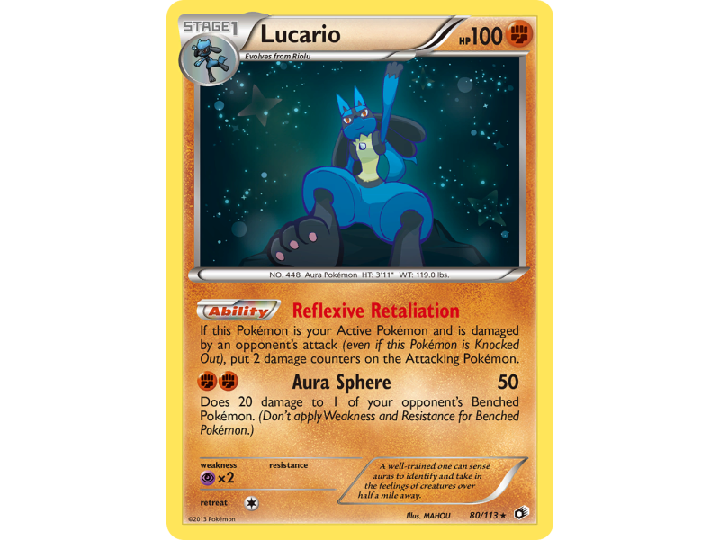 Lucario (Reverse Holo)