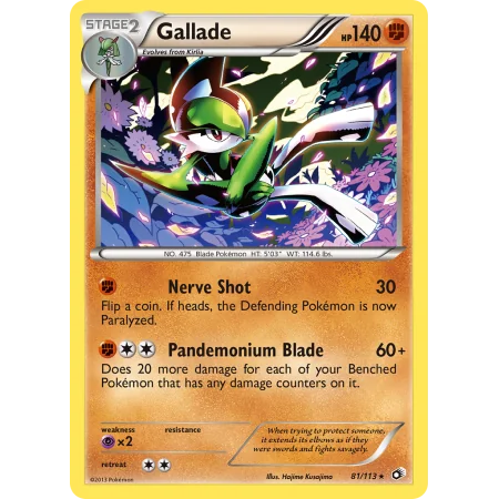 Gallade (Reverse Holo)
