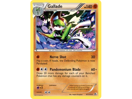 Gallade (Reverse Holo)