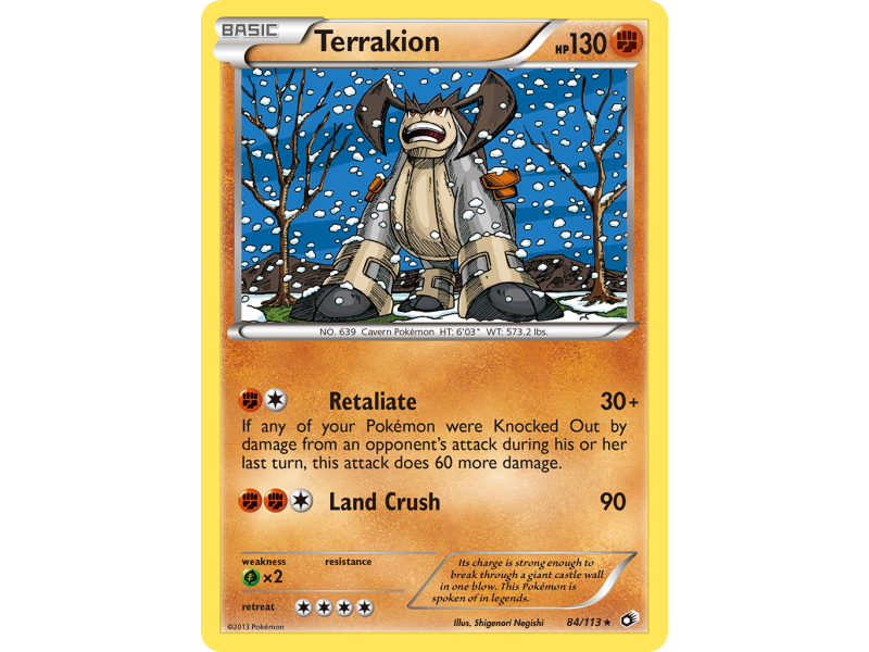 Terrakion (Reverse Holo)