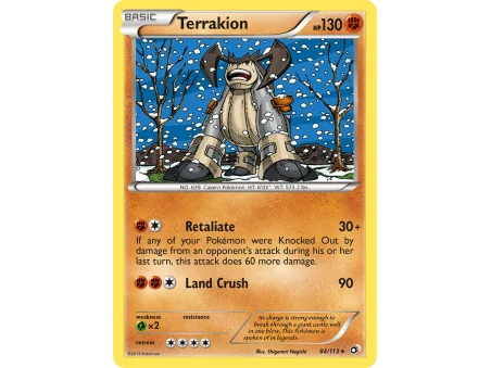 Terrakion (Reverse Holo)