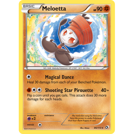 Meloetta (Reverse Holo)