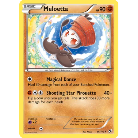 Meloetta (Reverse Holo)
