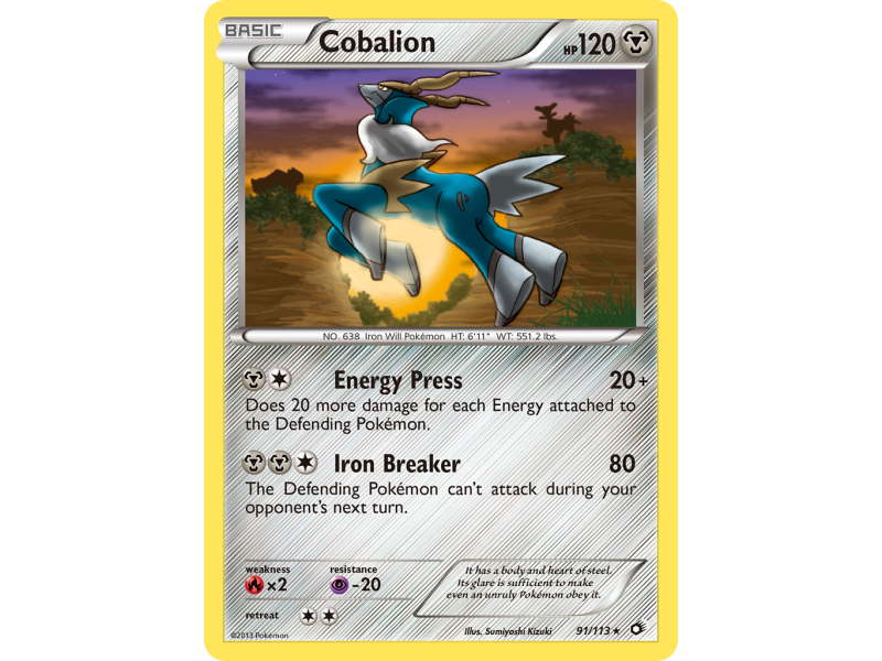 Cobalion (Reverse Holo)