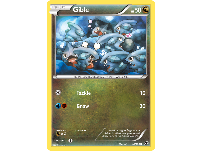 Gible (Reverse Holo)