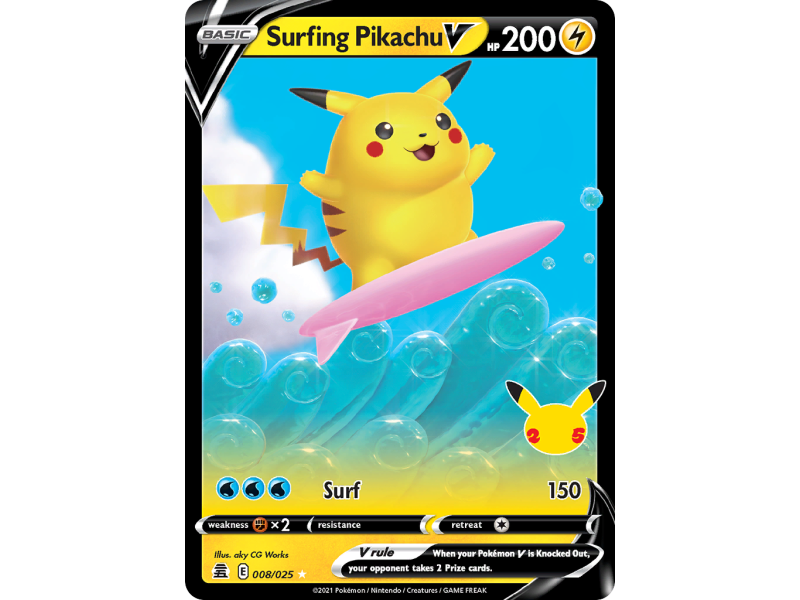 Surfing Pikachu V
