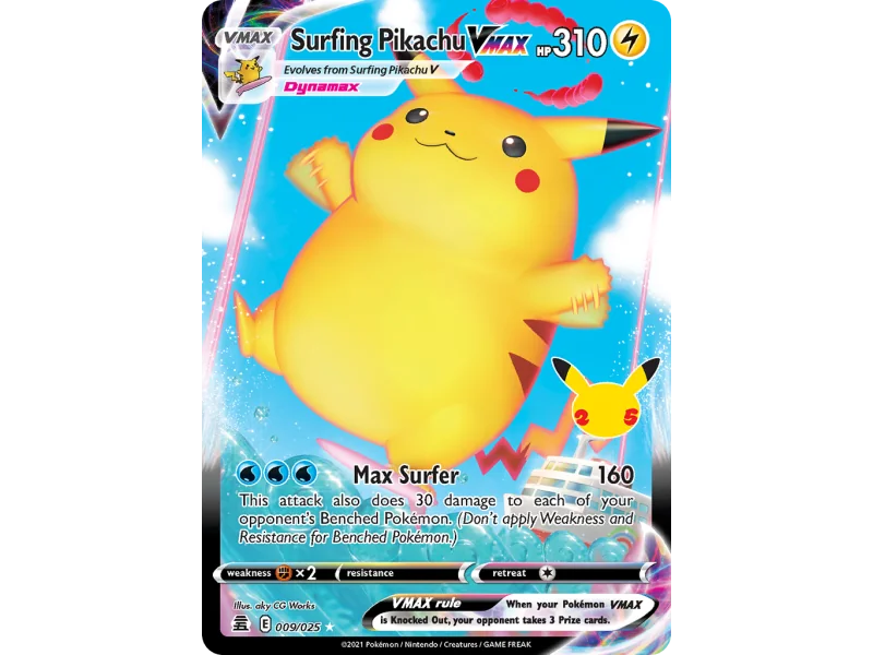 Surfing Pikachu VMAX