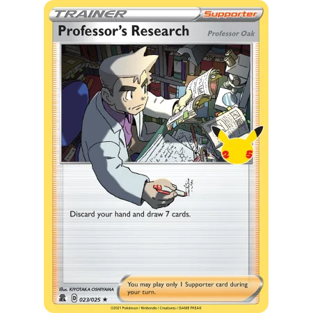 Professor's Research (Professor Oak) (Holo)